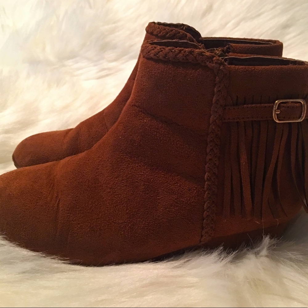 Little Girl Wedge Bootie
